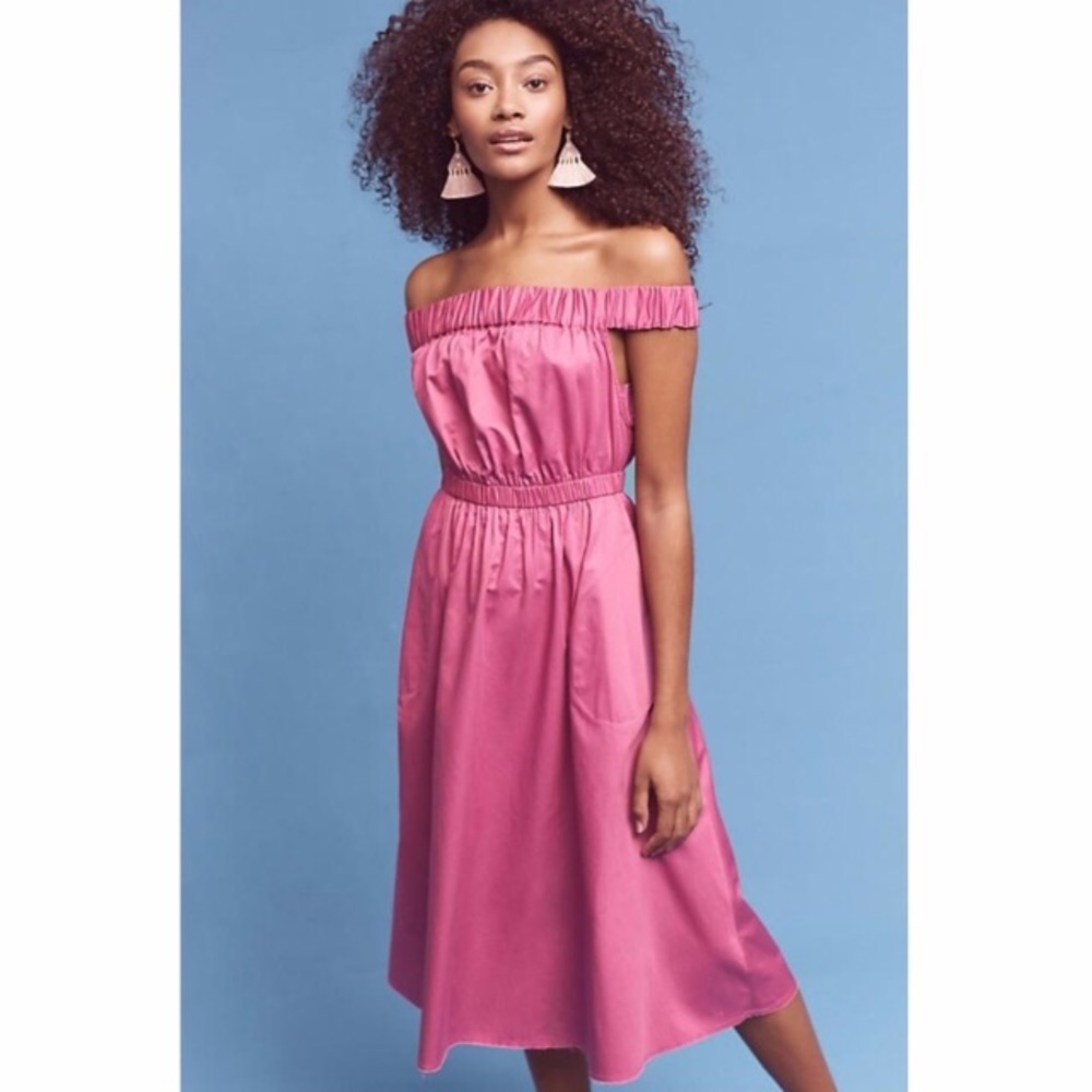Maeve Mona Off Shoulder Dress from Anthropologie